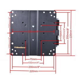 VideoSecu Articulating TV Wall Mount for VIZIO E280-B1 M322i-B1 D320-B1 E390-B1E E390i-B1E E390-B0 E390-B1 E390i-B0 E390i-B1 E400-B2 E400i-B2 E420-B1 E420i-B0 M422i-B1 E480-B2 E480i-B2 LED TV B62