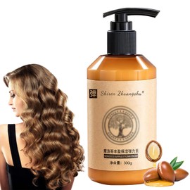 Elastina Hidratante Definidora Marroquí 300g Crema Definidora de Rizos Voluminizadora Marroquí para el cuidado del cabello de rizos secos y dañados