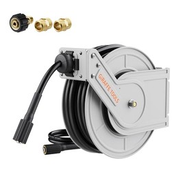 Giraffe Tools Pressure Washer Hose Reel, 45ft, 3200psi