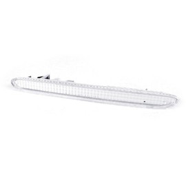 DEPO Euro Style Clear Rear Bumper Reflector Light Compatible with 2004-2008 Acura TSX Acura TSX (217-1417PX-VC)