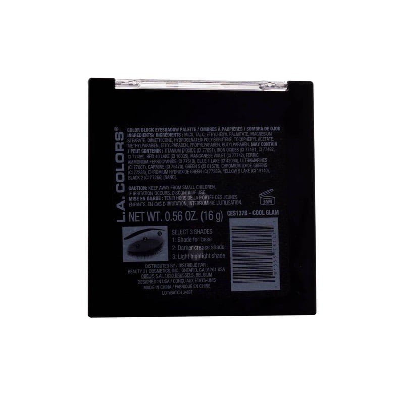 Sombra de ojos LA colors Gris 16g