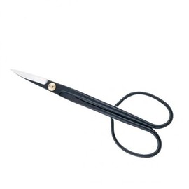 Kaizen8 Japanese Bonsai Scissors, 2.5 Inch High Carbon Steel Blade, Black