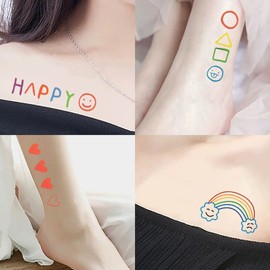 WE Living Plus Shop Fashion Tattoo Sticker 30 Piece Set N_31 Temporary Tattoo Henna Long Lasting Water Park Swimming