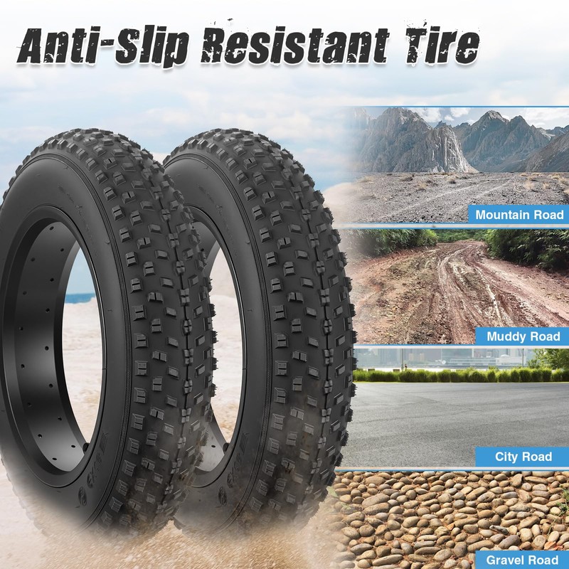 ZUKKA 16 x 4.0 E-Bike Tire Fat Tire High Performance