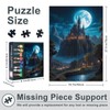 Castle Nightscape Jigsaw Puzzles - 1000 Teile Puzzle für Erwachsene,
