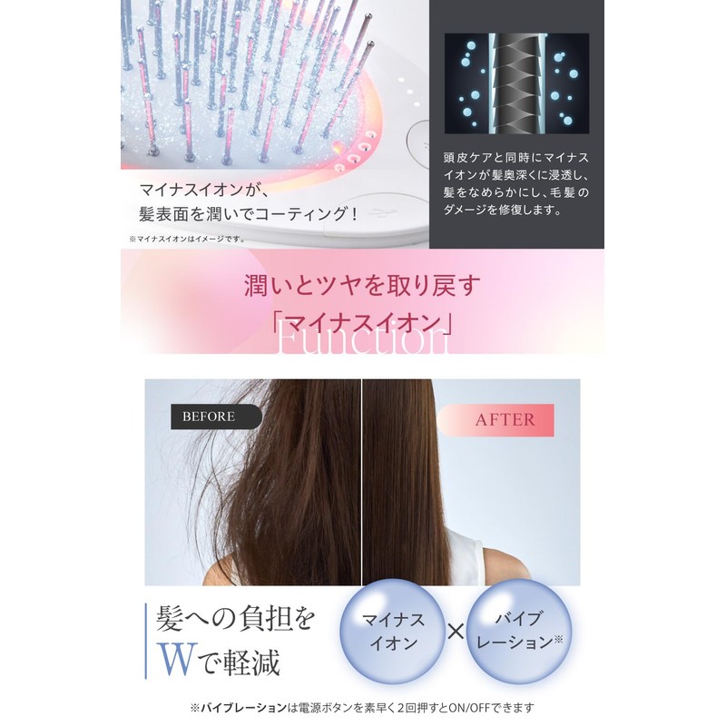 EMS Brush Mini New Arrival wavewave EMS Hair Brush Portable