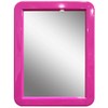 Magnetic Glass Mirror for School Locker, Fridge 5" x 7" Pink