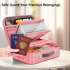 Fireproof Document Box, Hard Case Fireproof Box with Lock, Portable