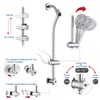 UCLIMAA Rainfall Shower Head with Handheld Shower Spray, with 26"