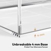 NIUBEE Expandable Kitchen Drawer Organizer for Flatware and Utensils,Clear Acrylic