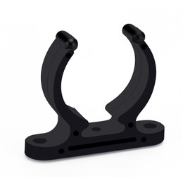 4PCS Boat Hook Holder Nylon Boat Ladder Clip Black Paddle Stowage Clamp for1-1/2 Inches Diameter tbue