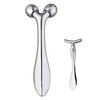 LQHZC Facial Beauty Roller, 2 Pieces, Y-Shaped Beauty Roller, Massage