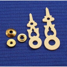 JSORM Plastic Cuckoo Clock Hands Replacement Parts Kit Fits Regula Movements for 70 mm or 2 3/4" Dial Cream with Nuts