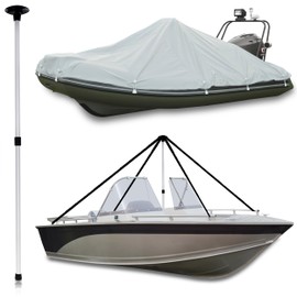 Telescopic Boat Cover Support, Adjustable Pole System 28.5 to 51.25 Inches – Repels Water and Debris on Any Marine Boat