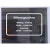 Don Cappello Opening Hours Classic Shop Window Lettering Sticker Advertising