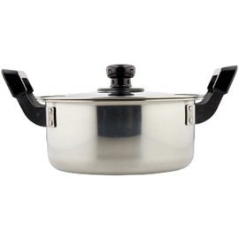 Pearl Metal New Danran (Family Gathering) HB-1792 Double-Handed Pot, 7.9 inches (20 cm), Pot Lid Included, Induction Compatible