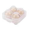 CHICCAT 4 Girds Egg Holder Container, Plastic Egg Storage Box