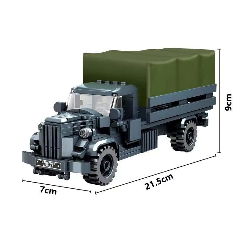 Military Armored Vehicle Building Block Model Kits, Small Brick Construction