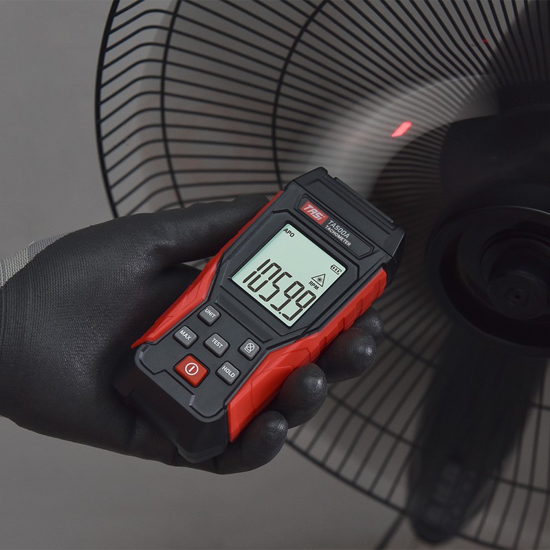 TASI Digital Tachometer Non-Contact Mini RPM Tester Meter LCD Display