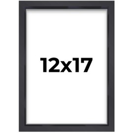 12x17 Shadow Box Frame Contemporary Black | 3/4" Depth of Usable Space| Interior Size 12x17 or 17x12 Inches| UV Resistant Acrylic, Acid-Free Backing, Wall Hangers | Made in USA