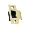Strike Plate Polished Brass Latch Door Frame + Dust Box
