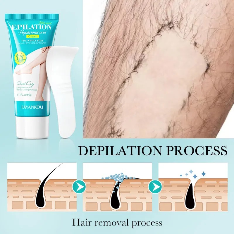Crema Depiladora Mujer Depilación Indolora 60g