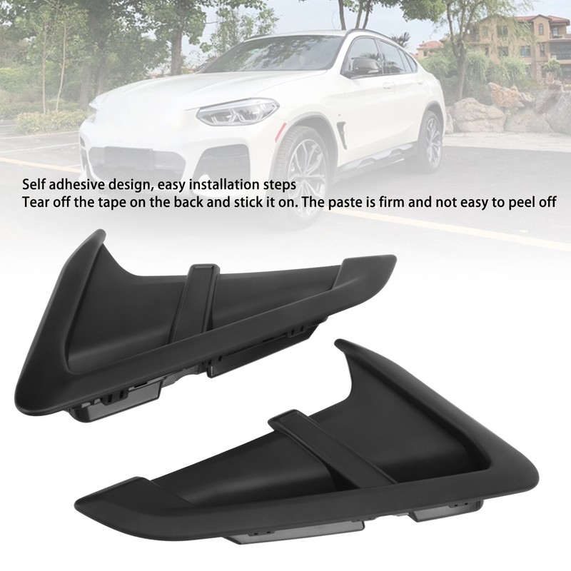 2pc Body Side Air Vent Outlet Cover Wing Side Air
