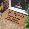 LUVADIAN LUVADIAN Funny Welcome Mats for Front Door - Go