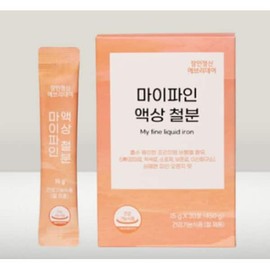 Jangin Jeongsin Everyday 임산부 액상 철분제 철분영양제 마이파인 15g x 30포 My Fine Liquid Iron Supplement for Pregnant Women 15g x 30 Sachets