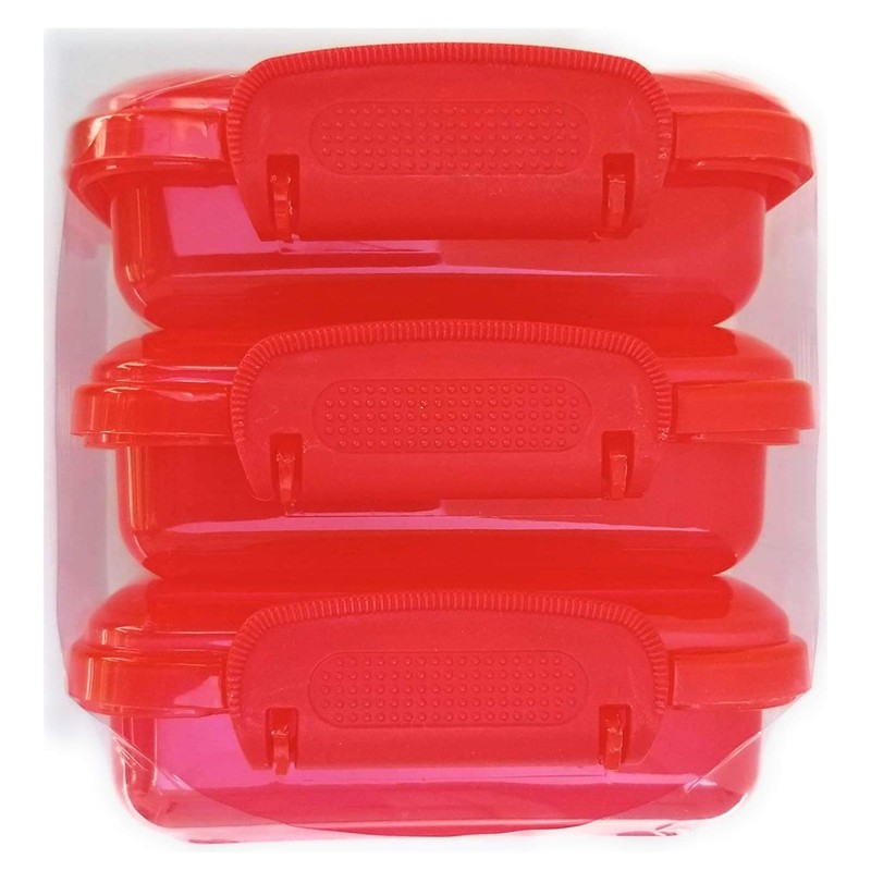NADOBA Mini Lock-Top Snack Containers set of 6 colors may