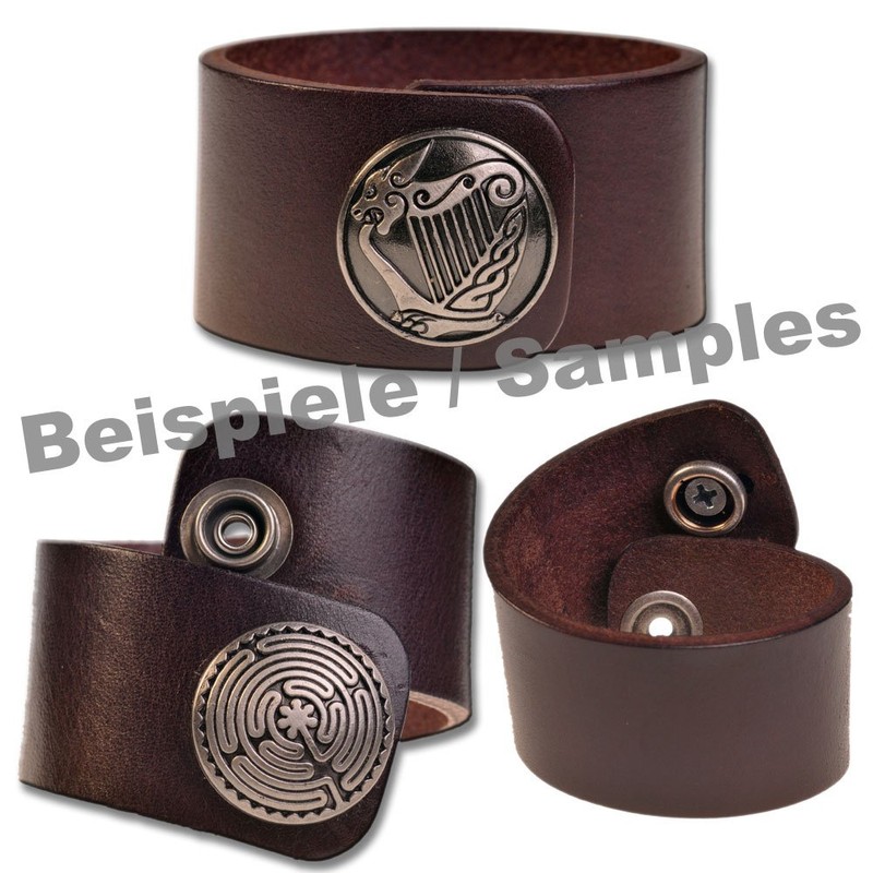 Hoppe & Masztalerz 3 St. Celtic Concho Schraubzierniete, Zierniete, Schraubniete,