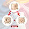 HARFINGTON Magnetic Snap 0.55 Inch 3 Colors Metal Fasteners Sew