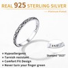 ChicSilver 925 Sterling Silver Ring 2mm Retro Vine Stacking Rings