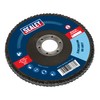 Sealey FD12580 Flap Disc Zirconium Ø125mm 22mm Bore 80Grit