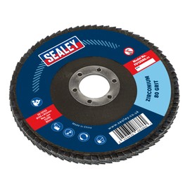 Sealey FD12580 Flap Disc Zirconium Ø125mm 22mm Bore 80Grit