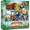 MasterPieces 100 Piece Family Jigsaw Puzzle for Kids - Farm