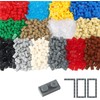 Basic Parts - Juego de 700 bloques de azulejos de