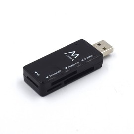 Ewent EW1049 USB Flash Drive, Micro SD Reader, USB 2.0 SD Card Reader, SD Memory Card/Flash Card Adapter for PC, MacBook Pro, etc, Support MMC/TF/SDXC/SDHC/Micro SDHC/Micro SDXC