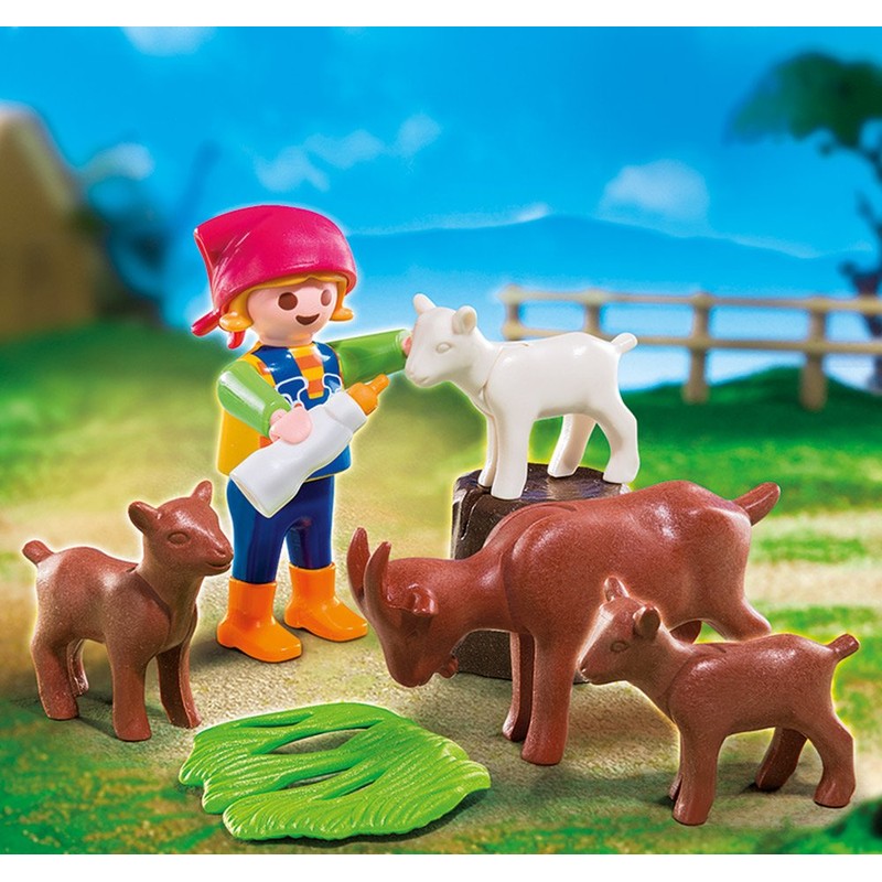 Playmobil Specials Plus Girl with Goats Figures