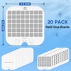 20 Packs Sticky Replacement Glue Card，Fly Trap Indoor Refill，Gnat Traps