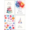 20 Assorted Birthday Cards Multipack - 12 x 17cm (About
