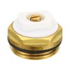 PATIKIL 3/4" BSP Male Thread Manual Radiator Air Vent Plug