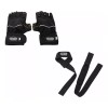 Techno Guantes Para Pesas + Straps Para Pesas Pack Gym