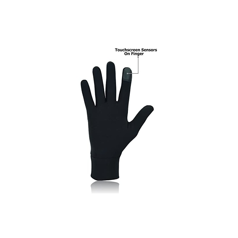 Swift Wear Running Gloves Mens Touch Screen Thermal Anti-slip &