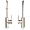 Dura Faucet Streamline Gooseneck RV Kitchen Faucet - Brushed Satin