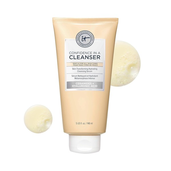 It Cosmetics Confidence in a Cleanser, Limpiador Facial Hidratante con