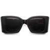 SOJOS Sunglasses for Women & Men Square Wide Thick Frame
