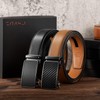 Zitahli Ratchet Belt Men 2 Pack - Click Leather Mens