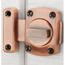 Rotary Bronze Safety Door Lock Latch DP72981 2ea