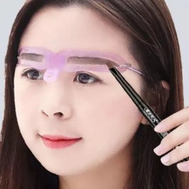 2147 눈썹 모양 잡기 가이드 도구 메이크업 보조 템플릿 화장 초보자 대칭 눈썹 그리기 Eyebrow Shaping Guide Tool Makeup Assistant Template Beginners Drawing Symmetrical Eyebrows [8 types of eyebrow guides]